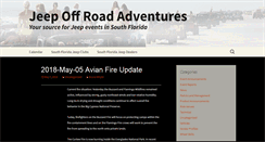 Desktop Screenshot of jeepoffroadadventures.com